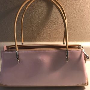 Beijo over the shoulder baby pink purse